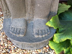 Mindfulness meditation feet