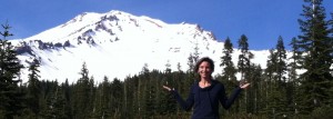 Lauren at Mt. Shasta