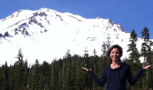 Lauren Darges at Mt. Shasta